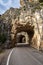 Tunnel hole at Serrania de Cuenca in Spain near Cuenca and Fuertescusa. Door to hell