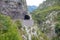 Tunnel through the mountain
