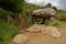 Tunnel rock in countryside