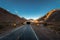 Tunnel on Ruta 7 the road between Chile and Argentina through Cordillera de Los Andes - Mendoza Province, Argentina