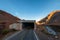 Tunnel on Ruta 7 the road between Chile and Argentina through Cordillera de Los Andes - Mendoza Province, Argentina