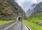 Tunnel at Simplon pass