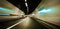 Tunnel Speed motion blur moving fast