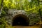 Tunnel to road to nowhere at lakeshore trailhead near lake fonta