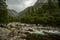 Tuolumne River Flowing Through The Bottom of The Grand Canyon Of The Tuolumne In Yosemite