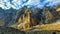 Tupopdan mountain also known as Passu Conesl, the most photographed mountain of the Passu region in north Karakorum in Pakistan