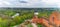 Turaida castle and Gauja river valley in Sigulda, Latvia