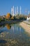 Turbigo Milan: chimneys and canal