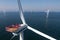 Turbine in offshore windfarm
