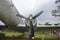 Turbine  of a plane in biman museum, dhaka, Bangladesh -march 26,  2019 : plane turbine