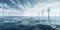 Turbine power environment energy landscape wind windmill offshore electricity clean ocean renewable eco