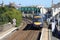 Turbostar train entering Carnoustie station