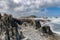 Turbulent sea in Brittany