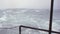 Turbulent waters at the base of Niagara Falls as seen from a sailing boat