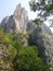 Turda Gorge in Transylvania, Romania. Canyon formed through erosion.