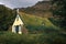 Turf Church in icelandic village of Hof, Iceland