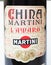 TURIN - AUG 2019: Martini sign on bottle label