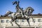 Turin, equestrian monument of king Emanuele Filiberto