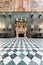 Turin, Italy - April 2023: Royal Palace Entrance. Classic hall, luxury marble, room perspective