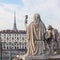 Turin, Italy - January 2016: Faith Statue