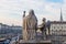 Turin, Italy - January 2016: Faith Statue