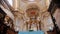 TURIN, ITALY, JUNE 11, 2023: Interior architecture of the Superga Basilica. Columns, icons inside the church. Torino.