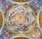 TURIN, ITALY - MARCH 13, 2017: The cupola of Chiesa della Visitazione with the fresco Glory of St. Francis of Sales