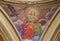 TURIN, ITALY - MARCH 13, 2017: The fresco of St. John the Evangelist in cupola of Church Chiesa di Santo Tommaso by C. Secchi