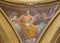 TURIN, ITALY - MARCH 13, 2017: The fresco of St. Luke the Evangelist in cupola of Church Chiesa di Santo Tommaso by C. Secchi