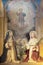 TURIN, ITALY - MARCH 14, 2017: The painting of St. Lucia and st. Rose of Lima in church Chiesa di San Domenico by Enrico Reffo