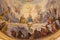 TURIN, ITALY - MARCH 15, 2017: The detail of fresco Mary Help of Christians in cupola of church Basilica Maria Ausiliatrice