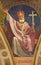 TURIN, ITALY - MARCH 15, 2017: The fresco of St. Athanas doctor of the church in cupola of church Basilica Maria Ausiliatrice
