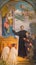 TURIN, ITALY - MARCH 15, 2017: The painting of Don Bosco and Mary Help of Christians in church Basilica Maria Ausiliatrice