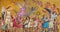 TURIN, ITALY - MARCH 15, 2017: The symbolic fresco of holy innocents children with the angels in church Chiesa di San Dalmazzo