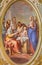 TURIN, ITALY - MARCH 16, 2017: The fresco The circumcision of jesus in church Chiesa di San Massimo by Mauro Picenardi