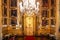 Turin, Italy - Royal Palace interior, luxury baroque building, historical castle