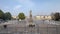 Turin panorama on the square The church of Gran Madre di Dio