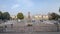 Turin panorama on the square The church of Gran Madre di Dio