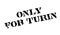 Only For Turin rubber stamp