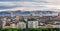 Turin (Torino), panorama with Alps