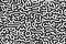 Turing ornament halftone puzzle pattern. grunge generative algorithm