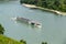 Turistic boat on Danube river, Austria.