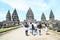 Turists on Prambanan