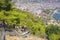 Turkey. Alanya. 09.16.21. People admire the city and the mountain landscape from the height of the observation deck