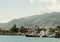 Turkey Alanya Mediterranean sea coastal panorama view of the cit