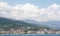 Turkey Alanya Mediterranean sea coastal panorama view of the cit