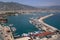 Turkey, Alanya. View of the harbor and from the fortress.