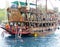 Turkey antique ship travel