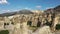 Turkey Cappadocia adequate landscape, shooting from drone