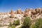 Turkey, Cappadocia. The picturesque valley Devrent with figures of weathering (outliers)